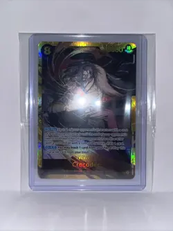 Crocodile OP14-120 Secret Alternate Art The Azure Sea's Seven Sec One Piece RARE - Image 1