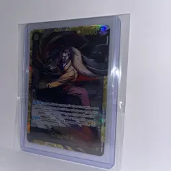 Crocodile OP14-120 Secret Alternate Art The Azure Sea's Seven Sec One Piece RARE - Image 2