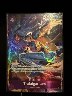 One Piece Trafalgar Law P-093 (Illustration Box 6) Alt Art Promo NM - Image 1