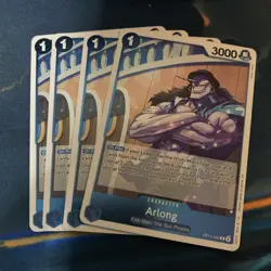 4x One Piece TCG Arlong OP14-042 R )The Azure Sea's Seven (Playset) - Image 1