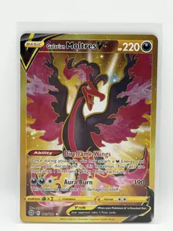 Galarian Moltres V 183/172 - Brilliant Stars Pokemon TCG - NM - Image 1