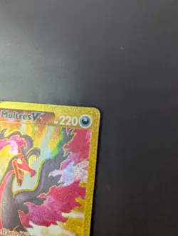 Pokemon Card - Galarian Moltres V Brilliant Stars 183/172 Gold Holo Rare M/NM - Image 2