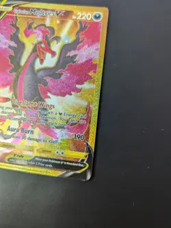 Pokemon Card - Galarian Moltres V Brilliant Stars 183/172 Gold Holo Rare M/NM - Image 5