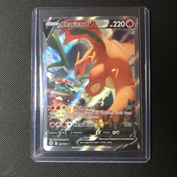 Charizard V Alt Full Art 154/172 Pokemon Cards Brilliant Stars NM - Image 1