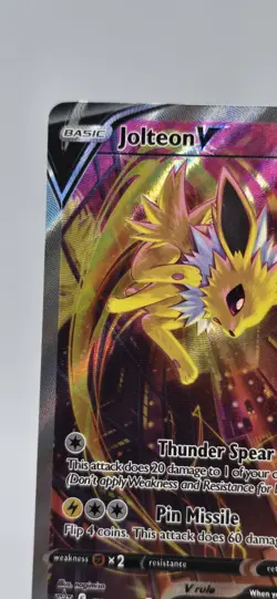 Pokemon TCG Jolteon V SWSH183 SWSH: Sword & Shield Promo Cards Holo NM - Image 2