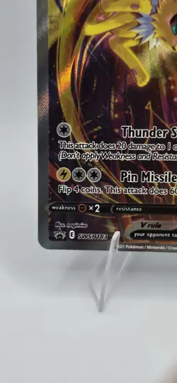 Pokemon TCG Jolteon V SWSH183 SWSH: Sword & Shield Promo Cards Holo NM - Image 4