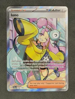 Iono 124 Pokemon TCG Promo SV: Scarlet & Violet Promo Cards Near Mint - Image 1