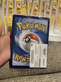 Natural history museum x Pokemon pikachu promo cards (New inside of seal). - Image 2