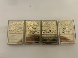 1999 Pokemon Gold Trading Cards - Charizard, Togepi, Jigglypuff, Pikachu - Image 2