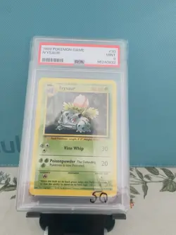 PSA 9 MINT 1999 BASE SET POKEMON IVYSAUR 30/102 #30 WOTC GRADED CARD - Image 1
