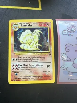 Pokemon Card Ninetales 13/130 Base Set 2 Holo Rare 213💎NM💎 - Image 1