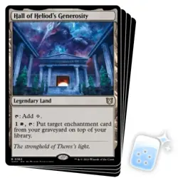 HALL OF HELIOD'S GENEROSITY X4 Wilds Of Eldraine: Commander Magic MTG MINT CARD - Image 1