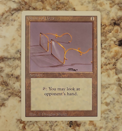 Wizards Magic Glasses of Urza Artifact Regular Card Stock Douglas Shuler - Image 1