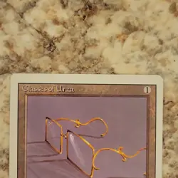 Wizards Magic Glasses of Urza Artifact Regular Card Stock Douglas Shuler - Image 2
