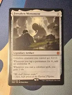MTG Forsaken Monument Zendikar Rising 244/280 Regular Mythic - Image 1