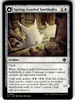 Spring-Loaded Sawblades The Lost Caverns of Ixalan Regular MTG - Image 1