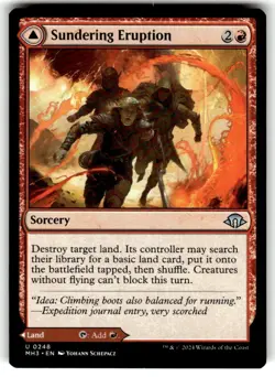 MTG Magic Sundering Eruption 248 Modern Horizons 3 NM - Image 1