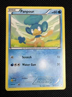 Pokemon Card 2011 Black & White - Panpour 33/114 - Image 1