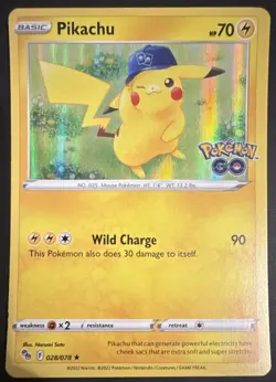 Pikachu 028/078 Pokemon GO Holo - Image 2