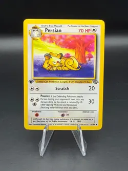 Pokemon 1999 Jungle Persian 1st Edition #42/64 - LP - Image 1