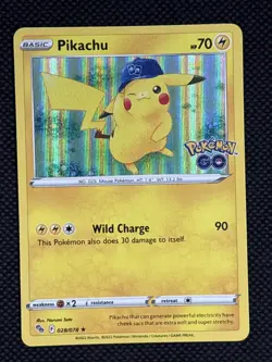 Pikachu 028/078 Pokemon GO Holo - Image 1