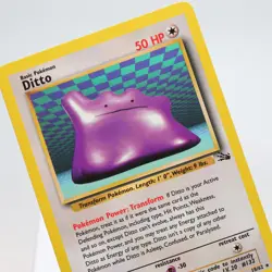 Pokemon TCG - Ditto 18/62 Fossil Rare WOTC - EXC/NM - Image 1