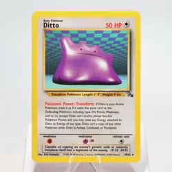 Pokemon TCG - Ditto 18/62 Fossil Rare WOTC - EXC/NM - Image 2