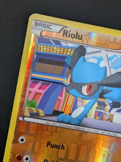Pokemon card - Riolu Reverse Holo - Legendary Treasures 79/113 - LP+ - Image 4
