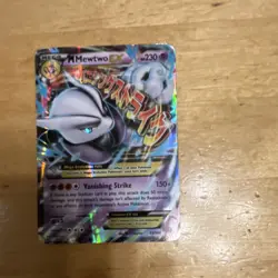 M Mewtwo EX 63/162 BREAKthrough Ultra Rare Full Art Holo 230 HP Pokemon Card - Image 2
