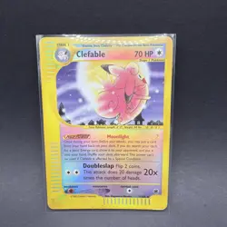 Pokemon Clefable 70 HP Expedition Base Set 07/165 Reverse Holo Rare Card - Image 1