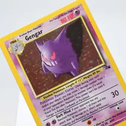 Pokemon TCG - Gengar 5/62 Fossil Holo Rare WOTC - EXC/NM - Image 1