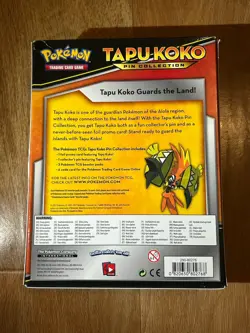 POKEMON TCG Tapu Koko Pin Collection Factory Sealed Box - Image 2