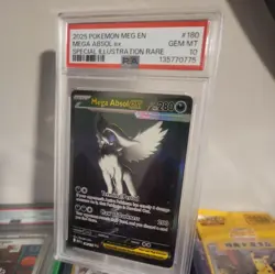 2025 POKEMON MEG EN-MEGA EVOLUTION SIR MEGA ABSOL EX 180 PSA 10 GEM MINT - Image 3