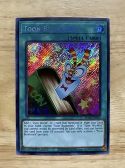 Toon Bookmark - Yu-Gi-Oh TCG - BLCR-EN067 - Secret Rare - 1st Edition - Image 2