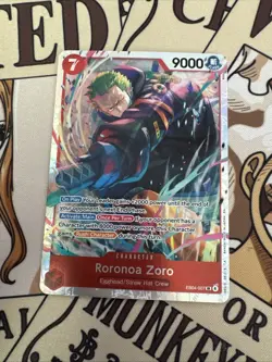 One Piece Roronoa Zoro EB04-007 SR ENGLISH OP15 - Image 1