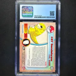 topps Pokemon TV Animation Series 1 Rainbow Holo Foil CGC 9 #27 Sandshrew - Image 2