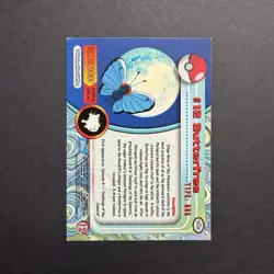 Pokemon Topps #12 Butterfree Rainbow Holo (TV Animation Series 1 / Blue Logo) - Image 2