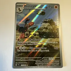 Pokemon Mudsdale TCG Card 175/162 Temporal Forces Illustration Rare - Image 1