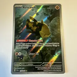 Pokemon TCG Relicanth Temporal Forces Holo Illustration Rare Card 173/162 NM - Image 1
