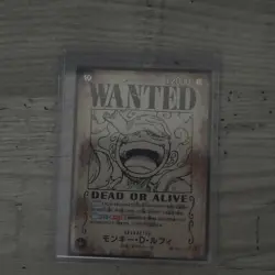 One Piece Monkey D.Luffy OP05-119 Card Manga Wanted Japanese - Image 2