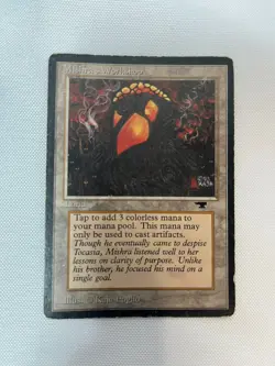 MISHRA'S WORKSHOP Magic the Gathering ANTIQUITIES RARE LAND Card 1994 MTG HP #1 - Image 3