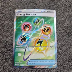 Pokemon Energy Recycler 108/088 NM Perfect Order POR Full Art Ultra Rare ME03 - Image 1