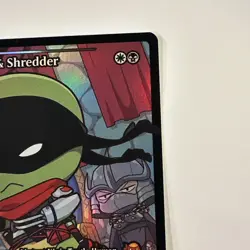 MTG Dark Leo & Shredder 0289 Showcase Foil TMNT Mythic Rare - Image 5