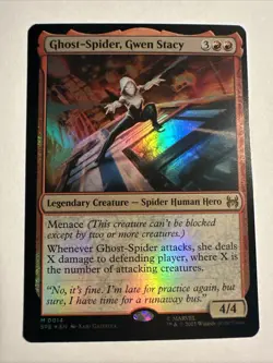 MTG Ghost-Spider Gwen Stacy SPE 0014 Mythic FOIL Marvel Near Mint - Image 1