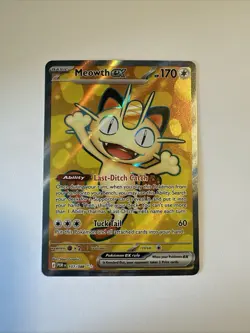 Meowth Ex 107/088 - Perfect Order - Full Art - English Pokemon TCG - Image 1
