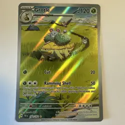 Pokemon TCG Grotle 164/162 Illustration Rare Temporal Forces - Image 1
