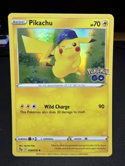 Pikachu 028/078 Pokemon GO Holo - Image 1