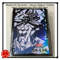 Obelisk the Tormentor - Sleeves (100pcs) YuGiOh Japan Championship WCS 2025 New - Image 1
