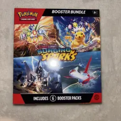 Pokemon TCG Scarlet & Violet Surging Sparks Booster Bundle 6 Packs - New Sealed - Image 1
