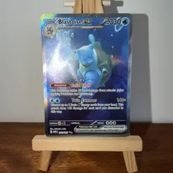 Pokemon Blastoise Ex 200/165 Scarlet Violet 151 Special Illustration Rare - Image 1